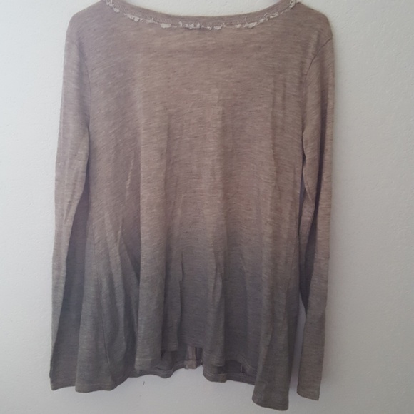 Miss me light lace button down - Picture 5 of 7